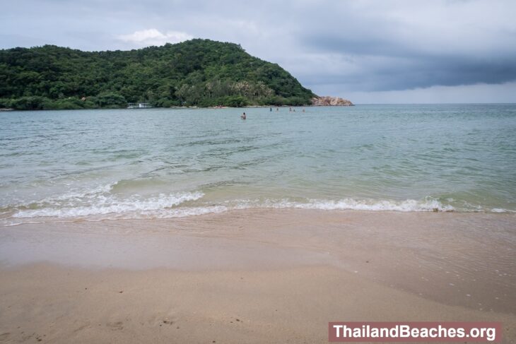 There was supposed to be a sandbar leading to the island across from here