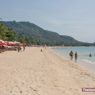 Central part of Lamai Beach