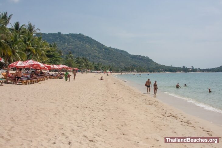 Central part of Lamai Beach