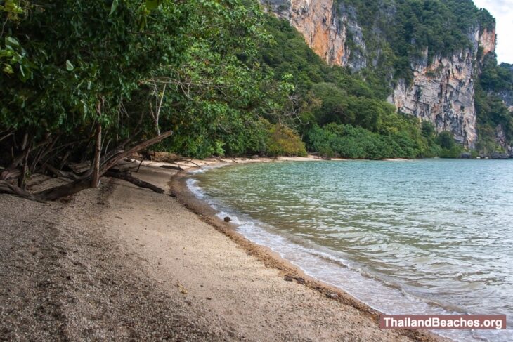 East Railay Beach: A Shoreline Not Meant for Swimming