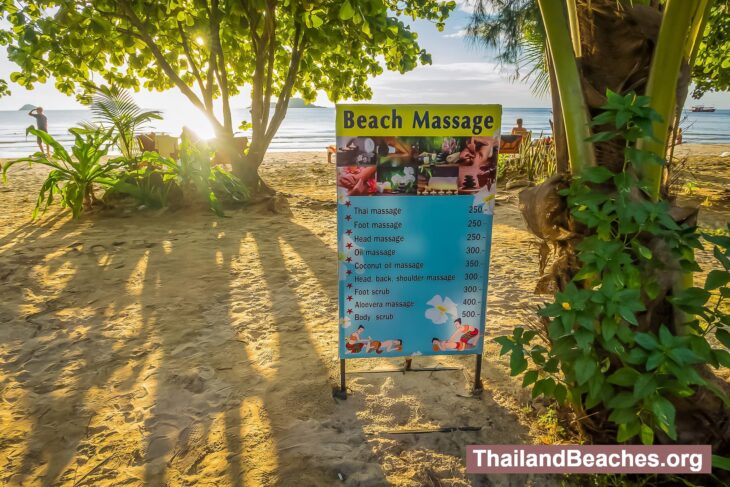 Klong Prao Beach is the longest beach on the island