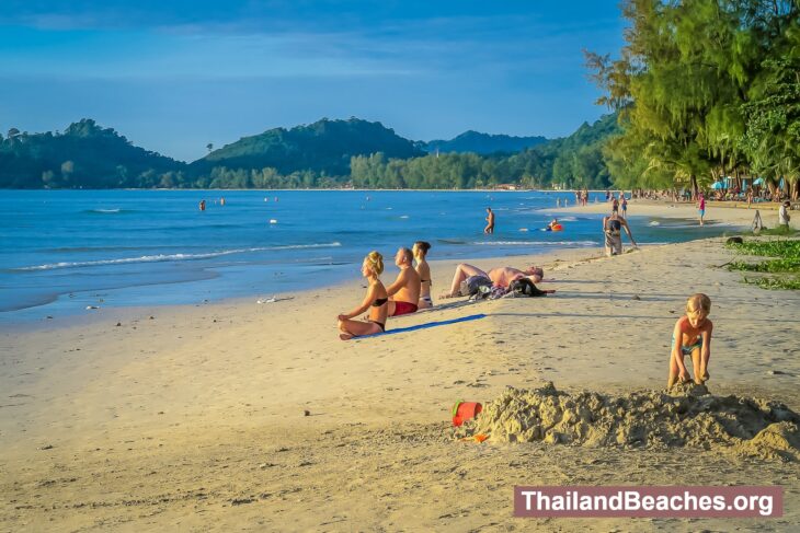 Klong Prao Beach is the longest beach on the island