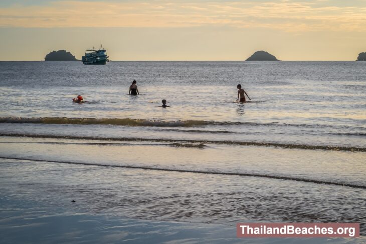 Klong Prao Beach is the longest beach on the island