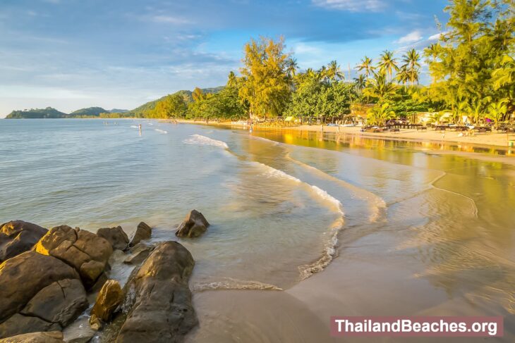 Klong Prao Beach is the longest beach on the island