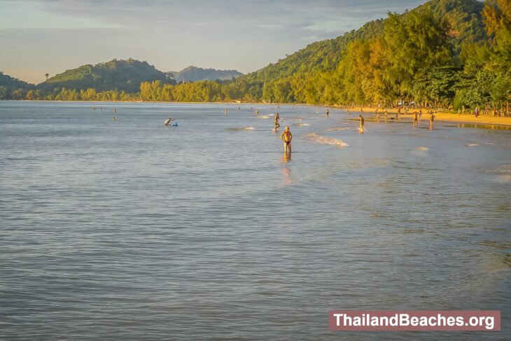 Klong Prao Beach is the longest beach on the island