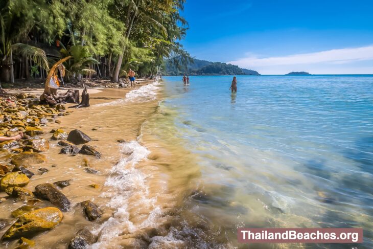 Klong Prao Beach is the longest beach on the island