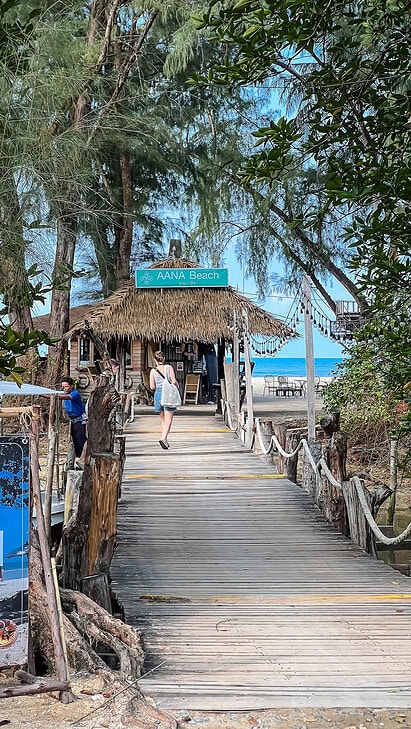 Entrance to Klong Prao Beach