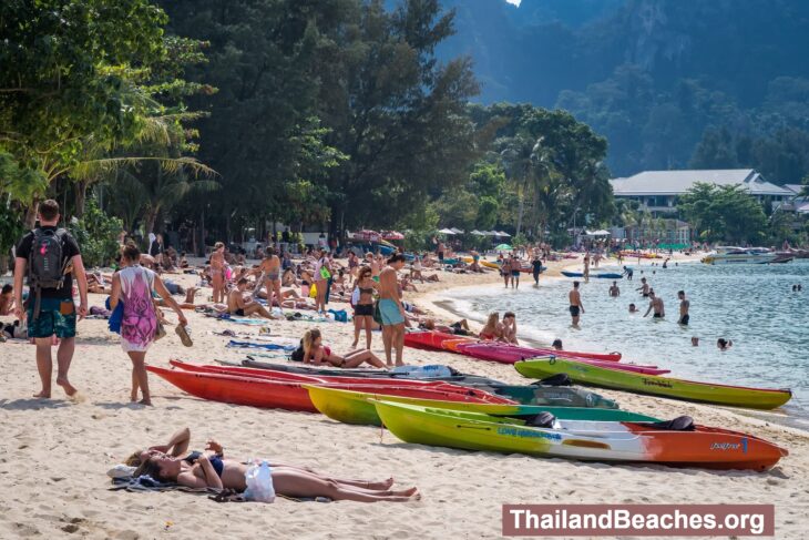 Lo Dalum Beach is the longest beach on Phi Phi Don Island!