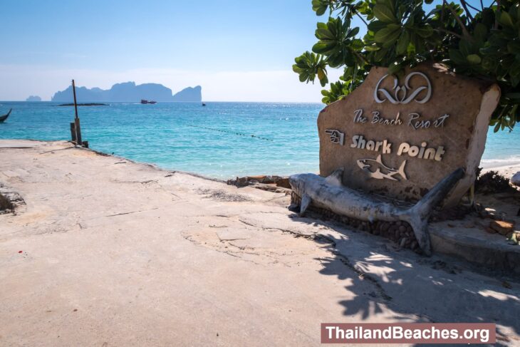 Long Beach on Phi Phi Don is a typical tourist beach