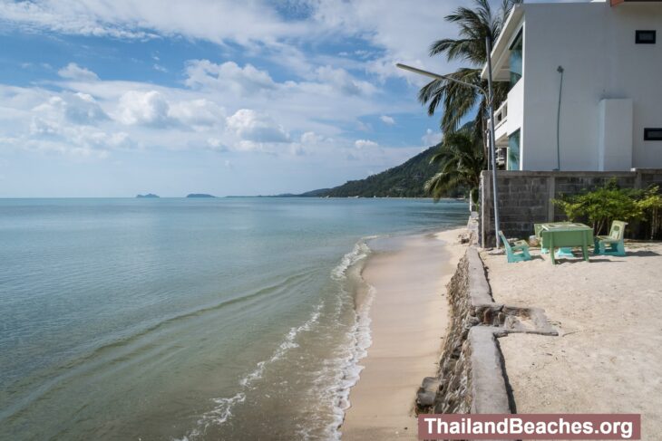 Haad Rin Nai Beach: not ideal for swimming