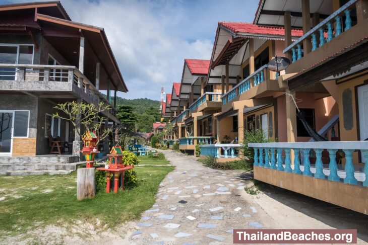 Haad Rin Nai Beach: not ideal for swimming