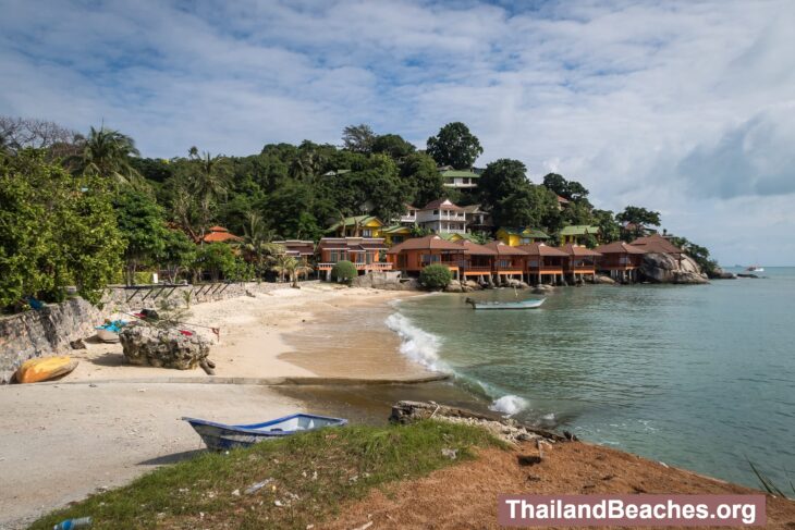 Haad Rin Nai Beach: not ideal for swimming