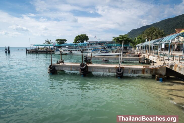 Haad Rin Nai Beach: not ideal for swimming